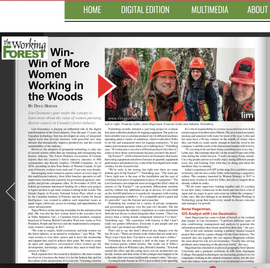 Creating Opportunities for Women in Forestry